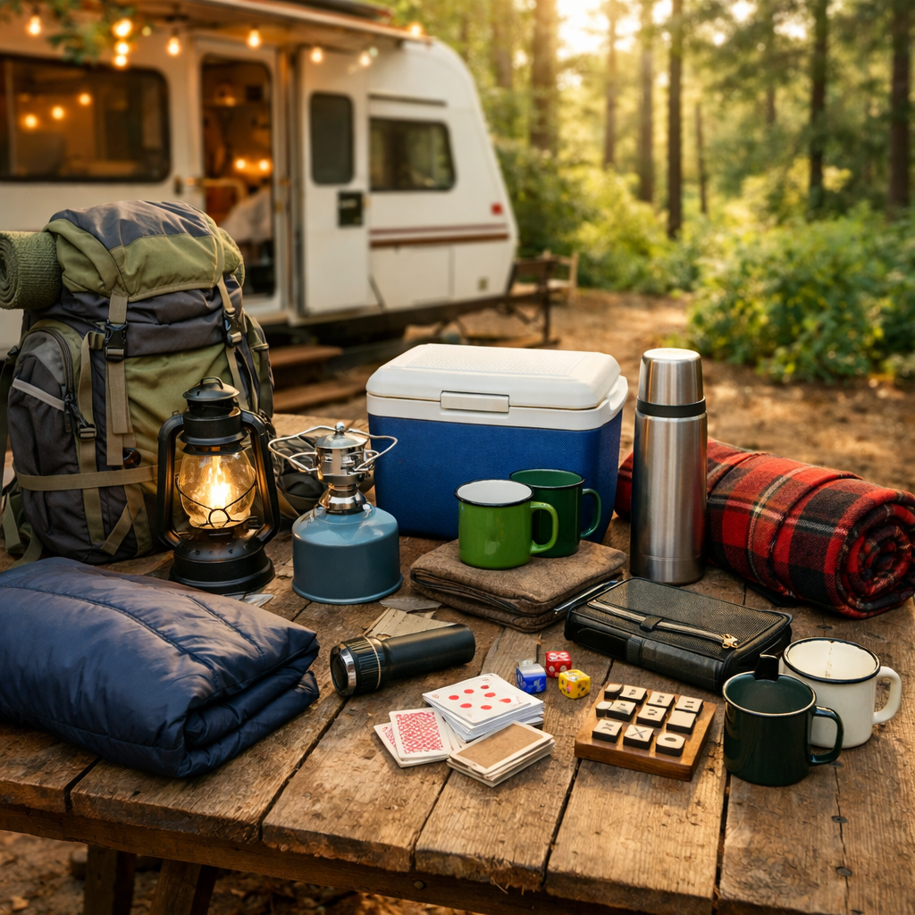 Camping Packliste mit wichtiger Camping Ausrüstung für den Urlaub