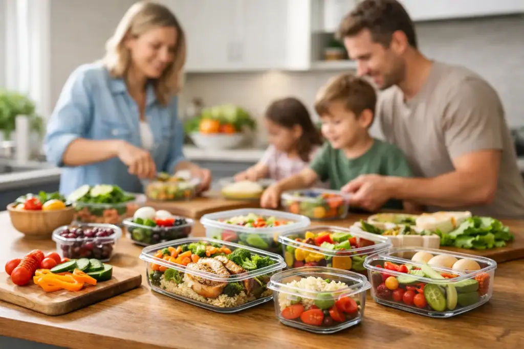 Meal Prep für Familien ohne Küchenstress
