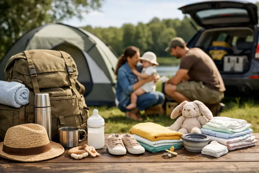 Packliste Camping mit Baby ohne Stress