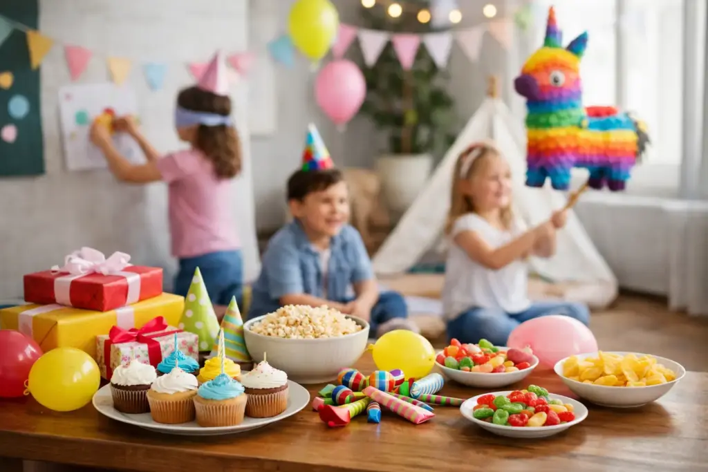 12 Ideen für Kindergeburtstag zuhause günstig