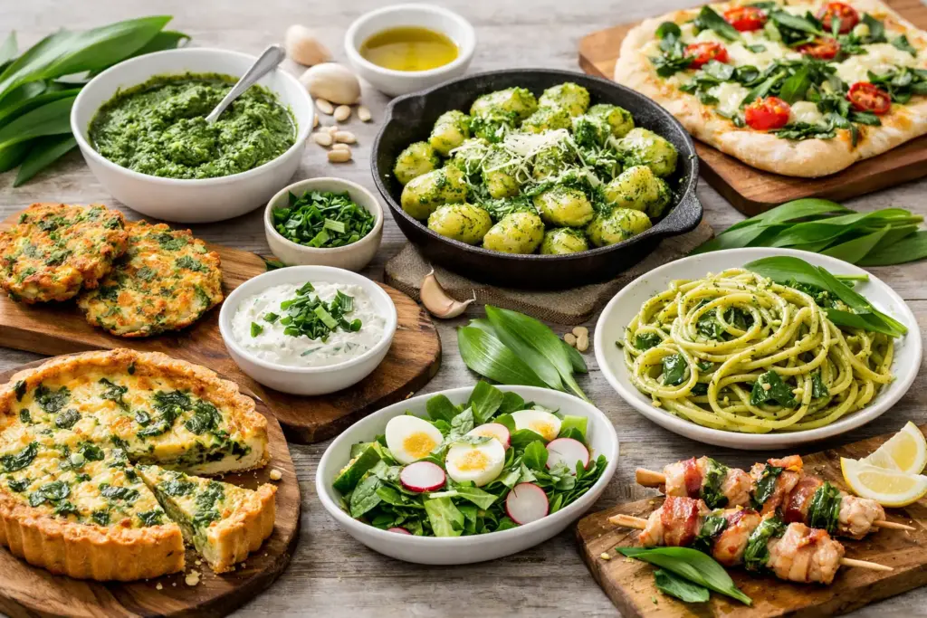 8 einfache Bärlauch Rezepte für Familien