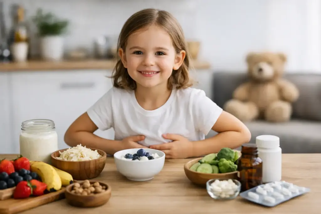 Darmaufbau nach Antibiotika bei Kindern