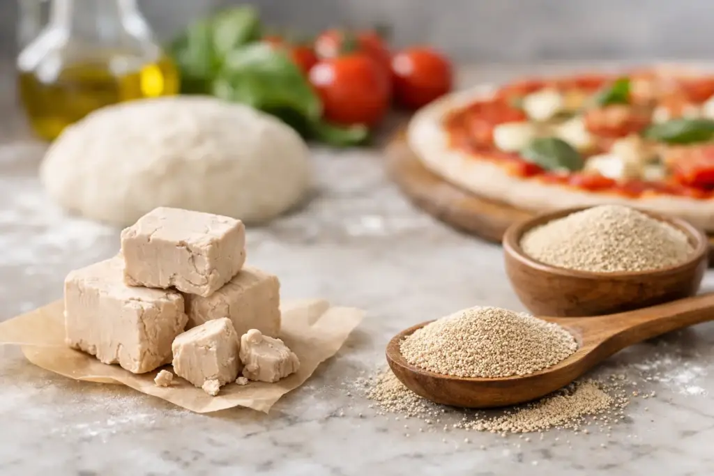 Frischehefe oder Trockenhefe für Pizzateig?