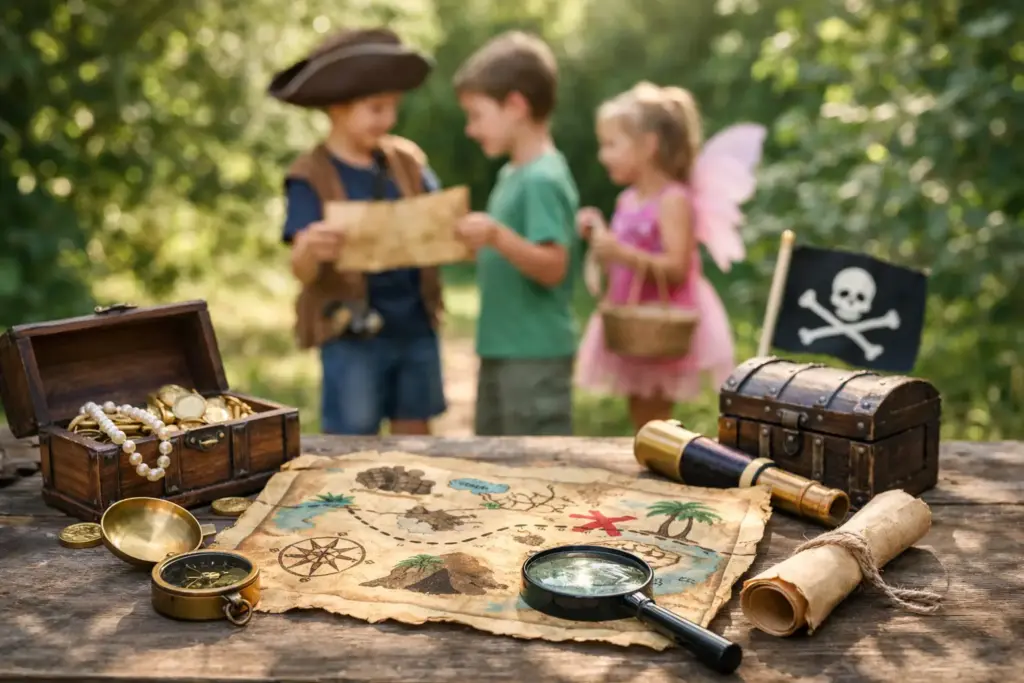 Kindergeburtstag Schatzsuche einfach planen