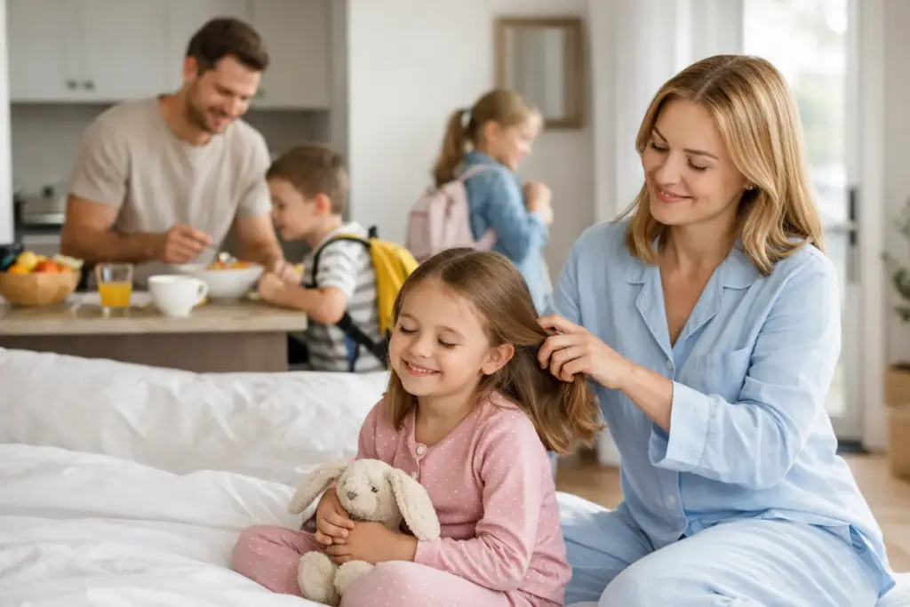 Morgenroutine Familie entspannt gestalten