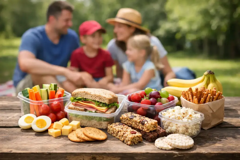Neun günstige Snacks für den Familienausflug