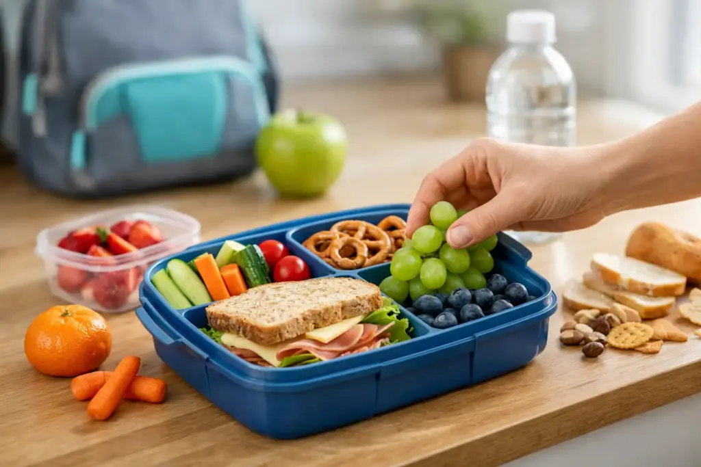 Schnelle Lunchbox für Grundschule packen