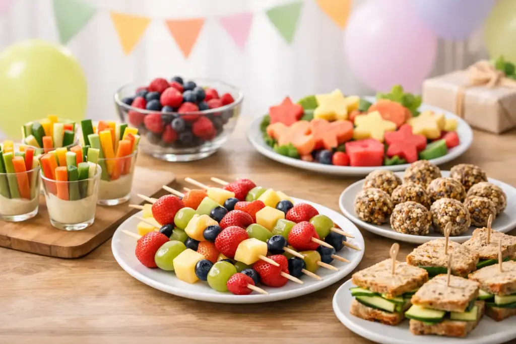 Zuckerfreie Snacks zum Kindergeburtstag