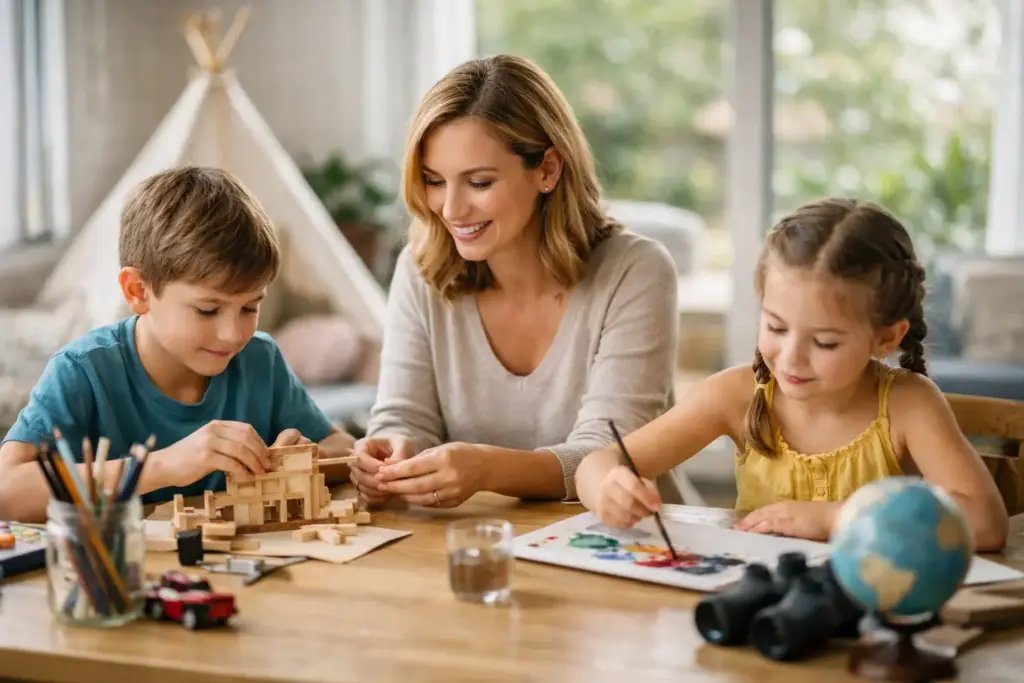 Ferien zuhause sinnvoll nutzen mit Kindern