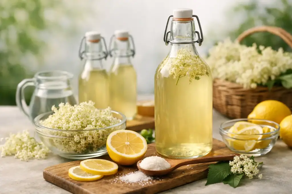 Holunderblütensirup selber machen: einfach & schön