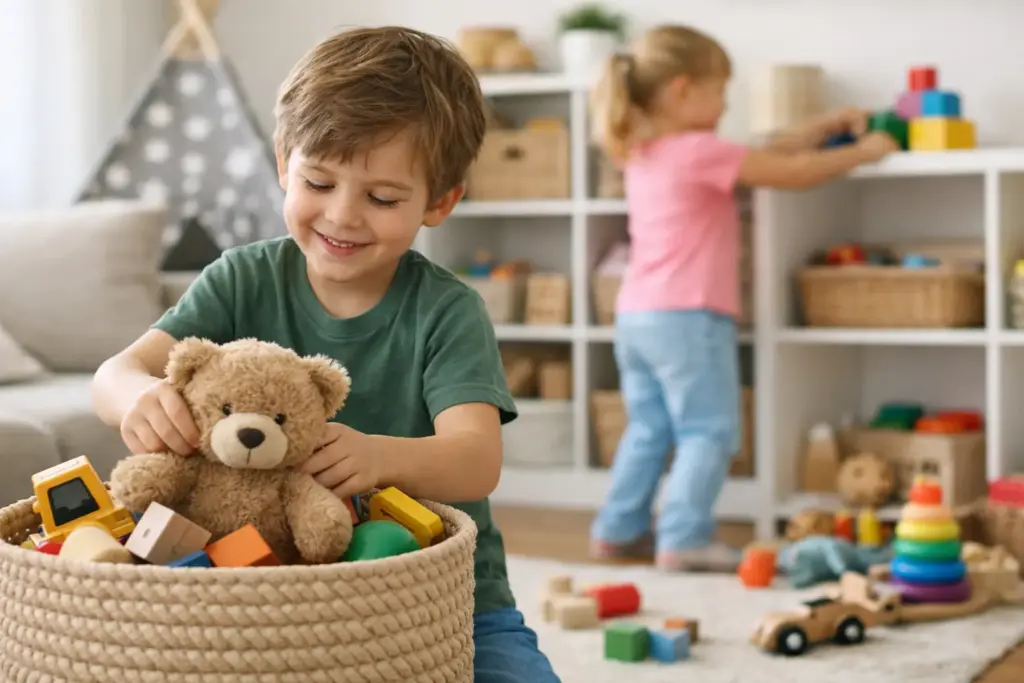 Kinder beim Aufräumen motivieren - 9 Ideen