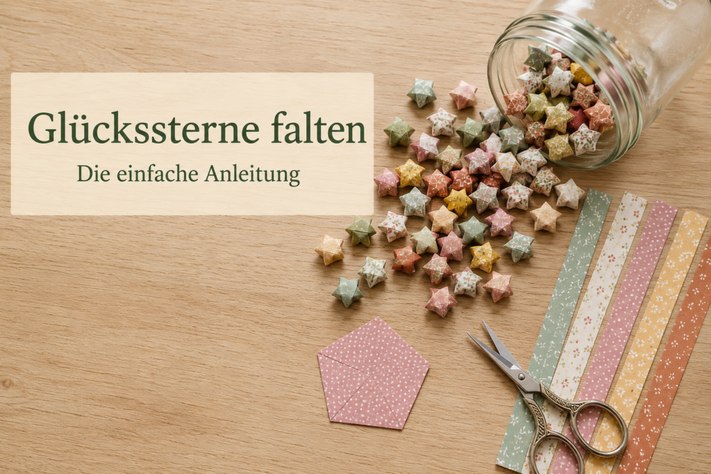 Glückssterne falten